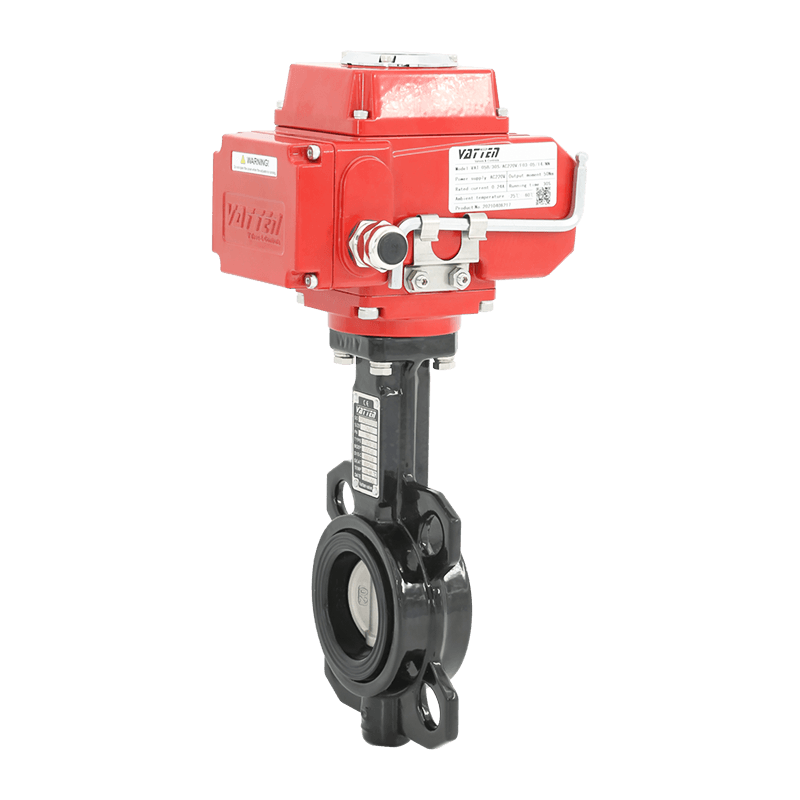 Elektrický oblátkový motýľový ventil